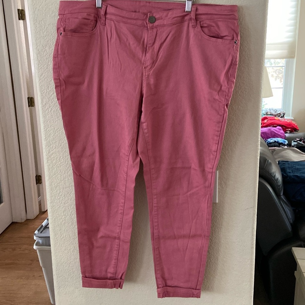 Plus size skinny jeans from Lane Bryant.